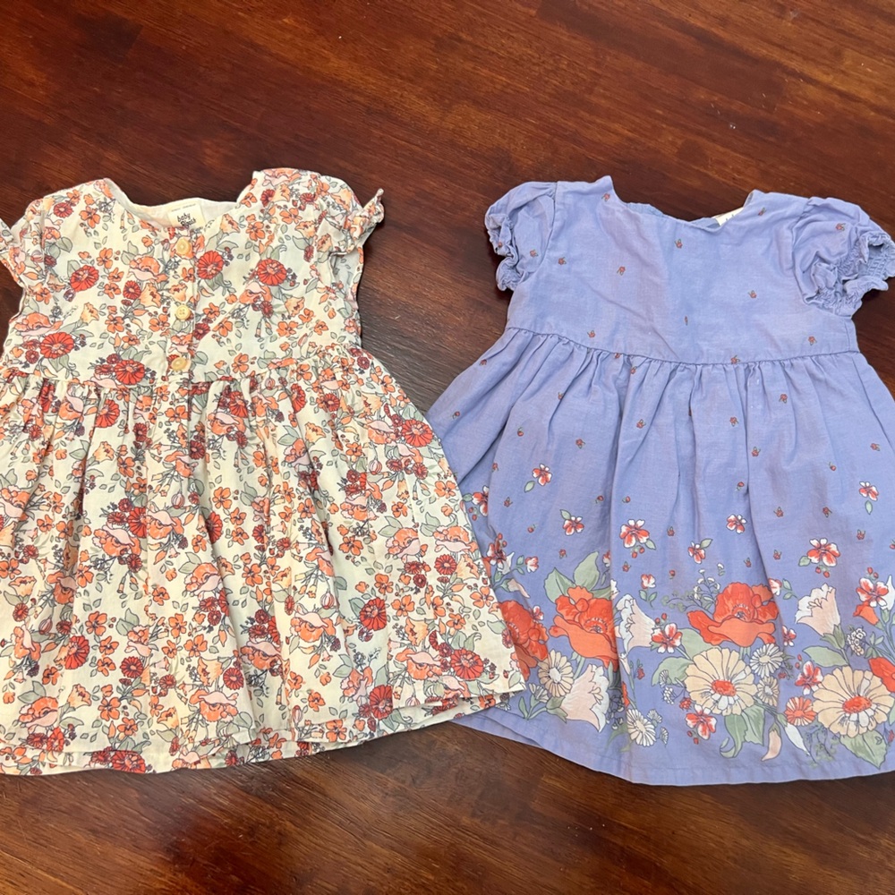 Oshkosh b’gosh baby girl floral cotton dresses